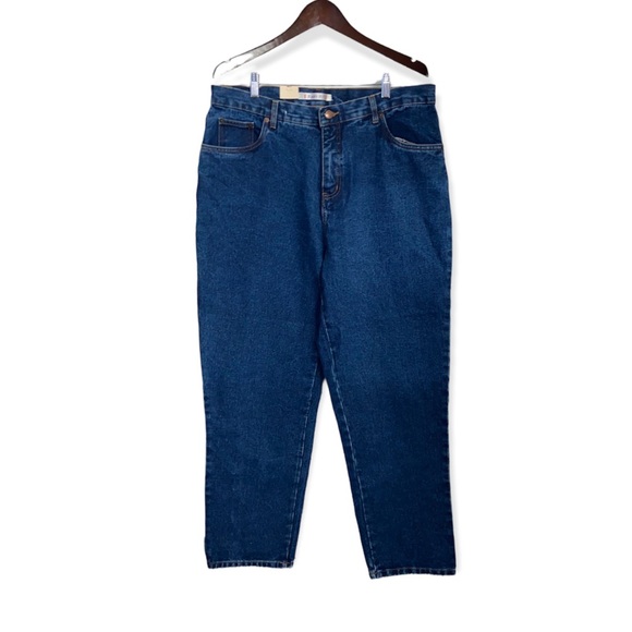 Vintage Bill Blass Dark Wash Easy Fit Mom Jeans - Picture 10 of 10